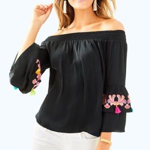 Lilly Pulitzer Tobyn Top, Onyx